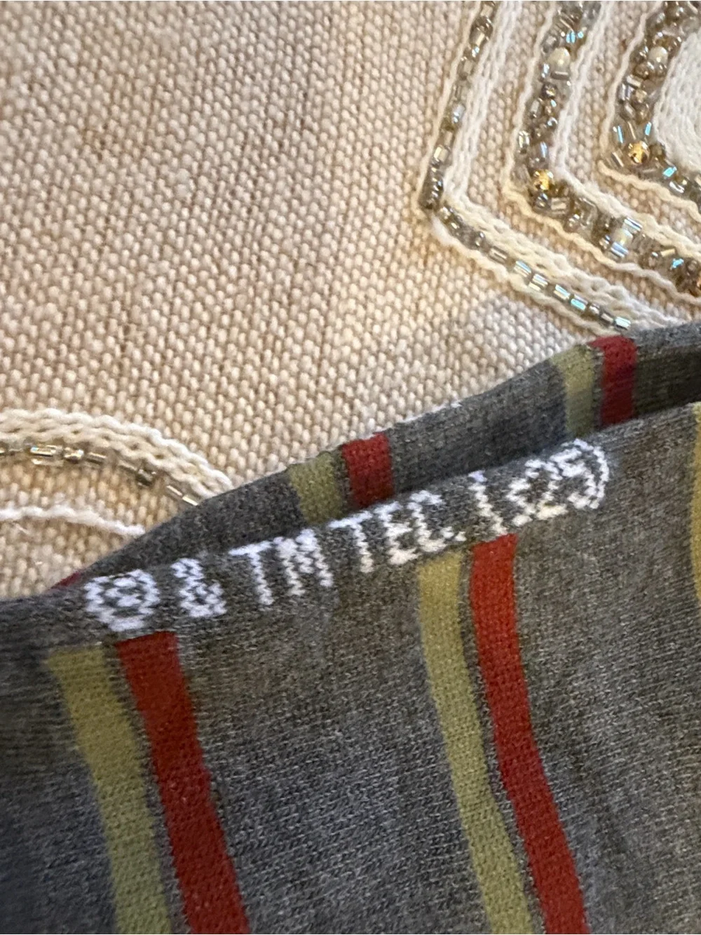 A Christmas Story Novelty Socks with Retro Face and Stripes NWOT